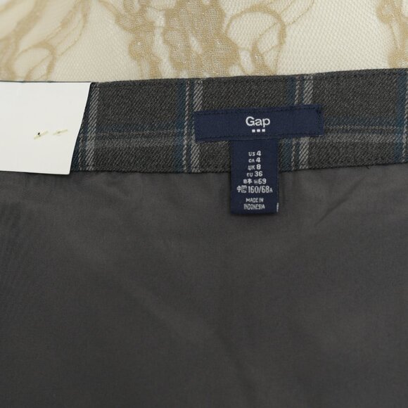 GAP Mini Skirt, Size 4, Grey colour - Picture 6 of 7